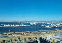 Help for Cape Town port during strong winds in peak export season