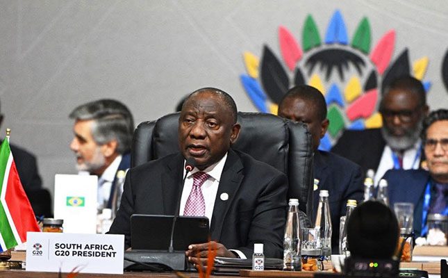 cyril ramaphosa G20 Leaders Summit 2025