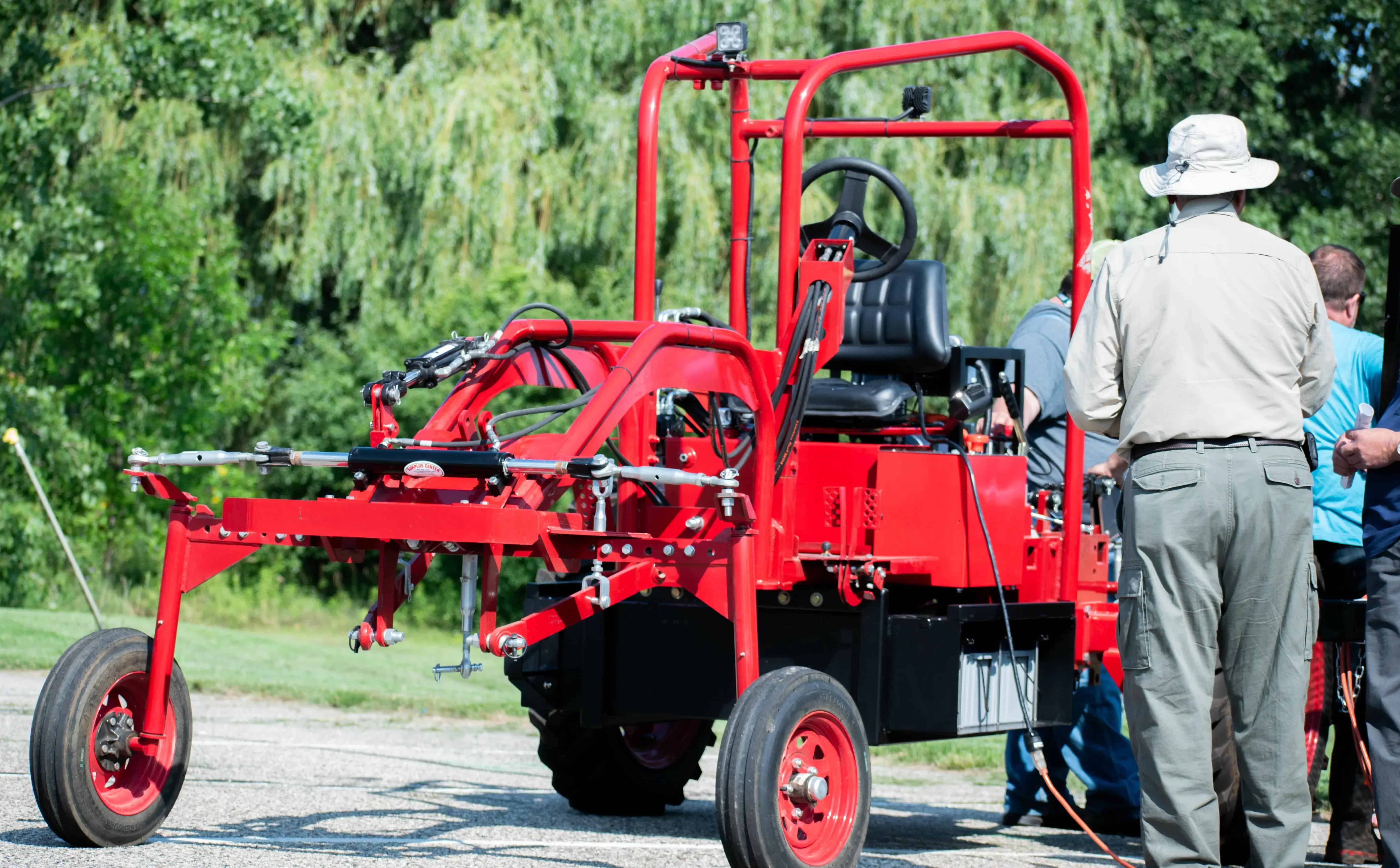 Small-scale farmers put electric tractors to the test in pilot project Ajit Srivastava, professor of agricultural engineering at MSU, designed an electric tractor as an affordable option for smallholder farmer.