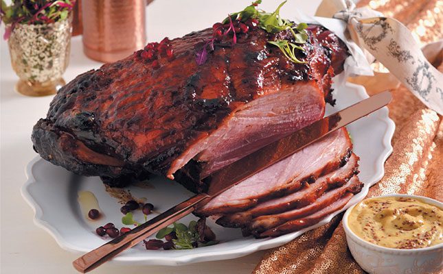 Festive Apricot-Glazed Ham
