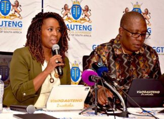 Gauteng outlines intensified provincial response to foot-and-mouth disease GDARD MEC Vuyiswa Ramokgopa with Gauteng Premier Panyaza Lesufi