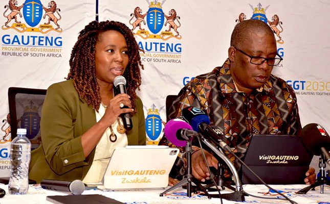 Gauteng outlines intensified provincial response to foot-and-mouth disease GDARD MEC Vuyiswa Ramokgopa with Gauteng Premier Panyaza Lesufi