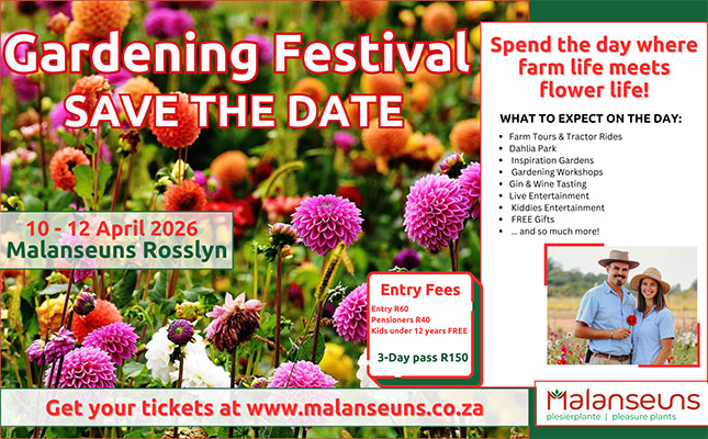 Join us at the 2026 Malanseuns Garden Festival!