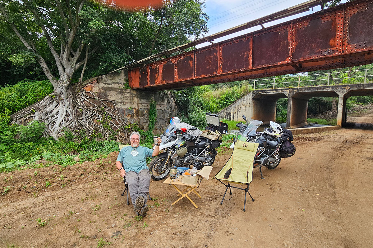 Peter Morey’s solo motorbike journey redefines the open road