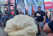 Lotz bags top prize with 1 221kg pumpkin