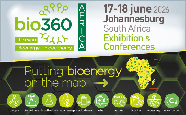 Bio360 Africa 2026 Johannesburg | in a nutshell: bioenergy hub