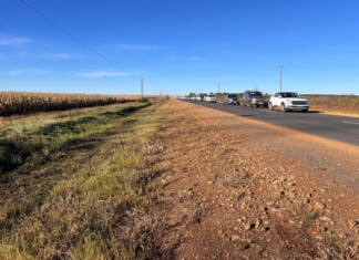 Traffic flow improves at Nampo, despite rain damage