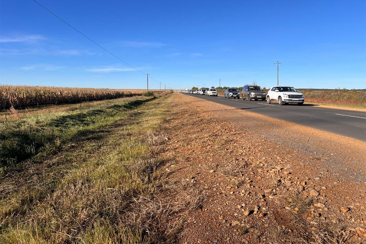 Traffic flow improves at Nampo, despite rain damage