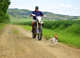 Where tractors can’t go, motorcycles get the job done