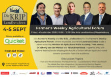 Farmer’s Weekly agricultural forum set for September